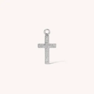 Textured Cross Charm