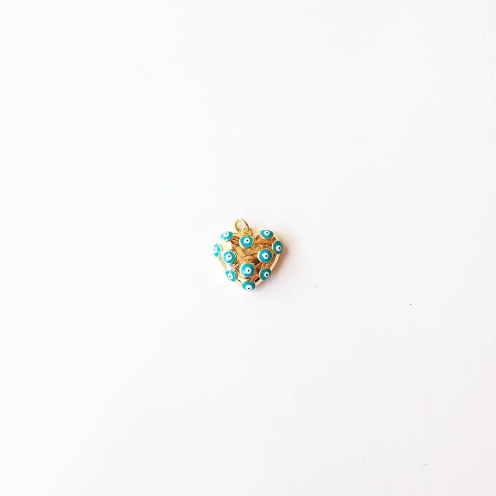 Textured Heart Charm