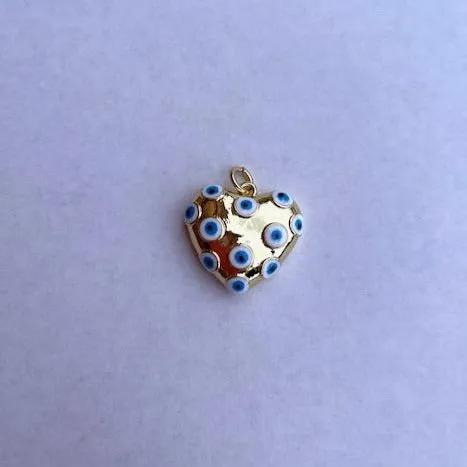 Textured Heart Charm