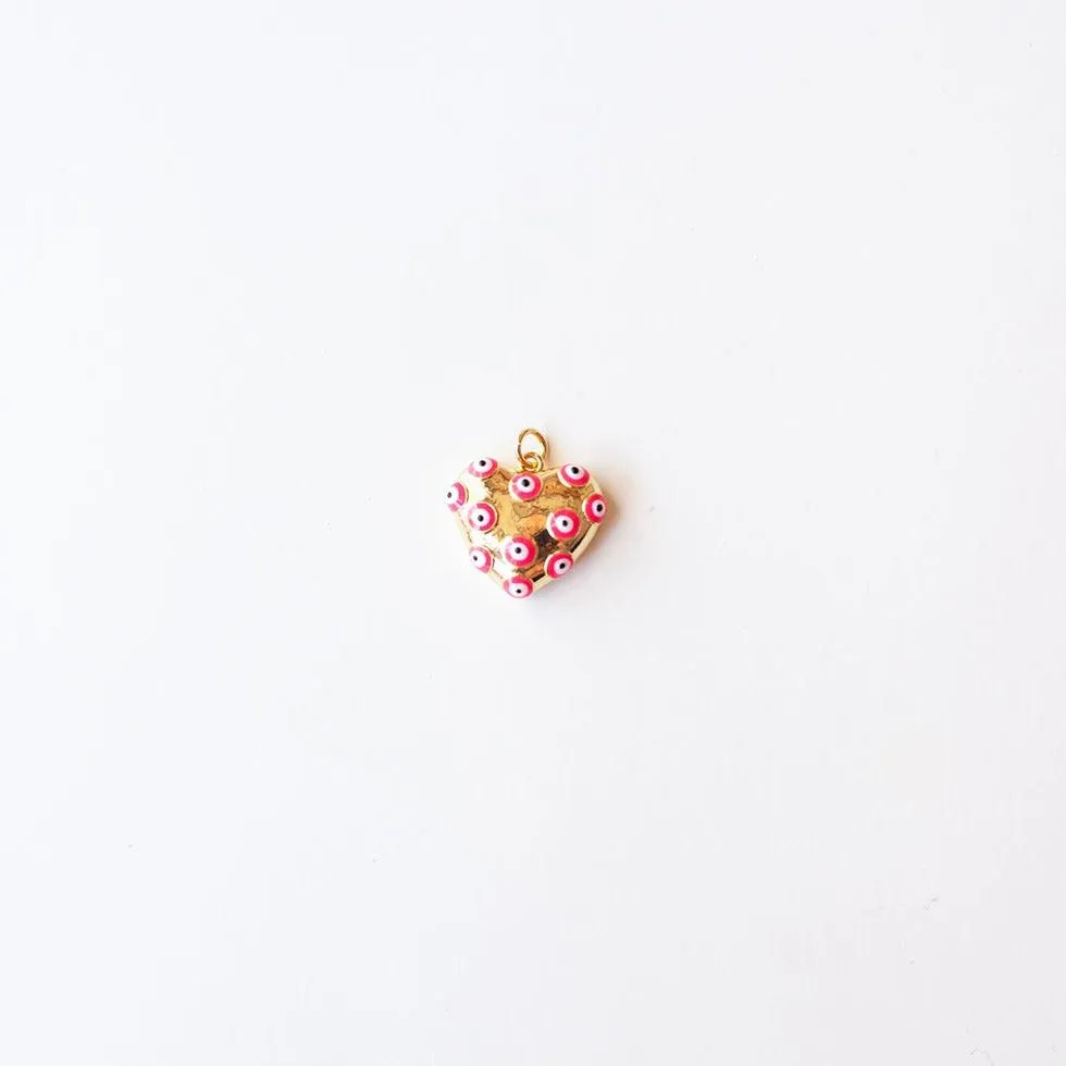 Textured Heart Charm