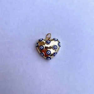 Textured Heart Charm