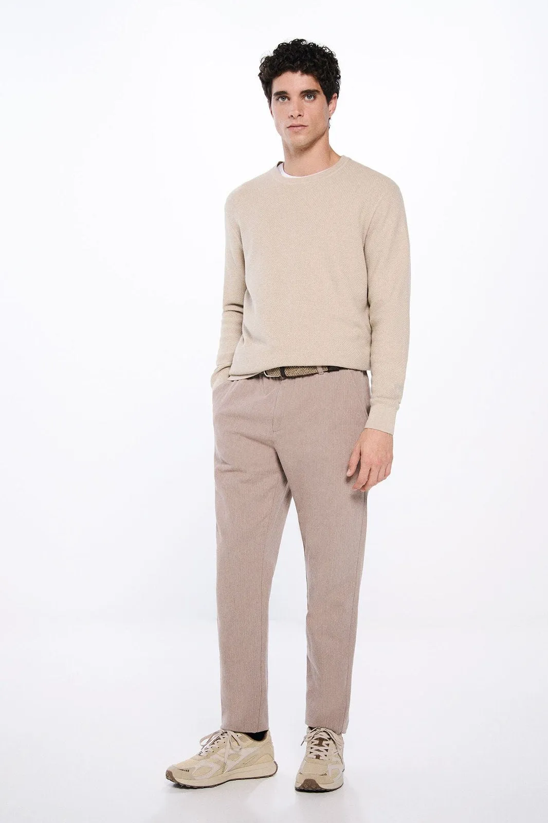 Textured Jumper - Sand