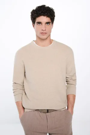 Textured Jumper - Sand