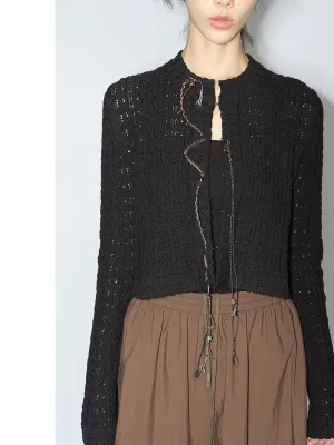 Textured Knit Cardigan