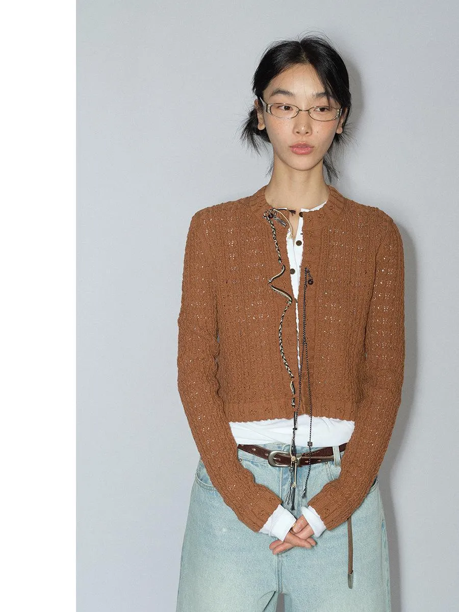 Textured Knit Cardigan