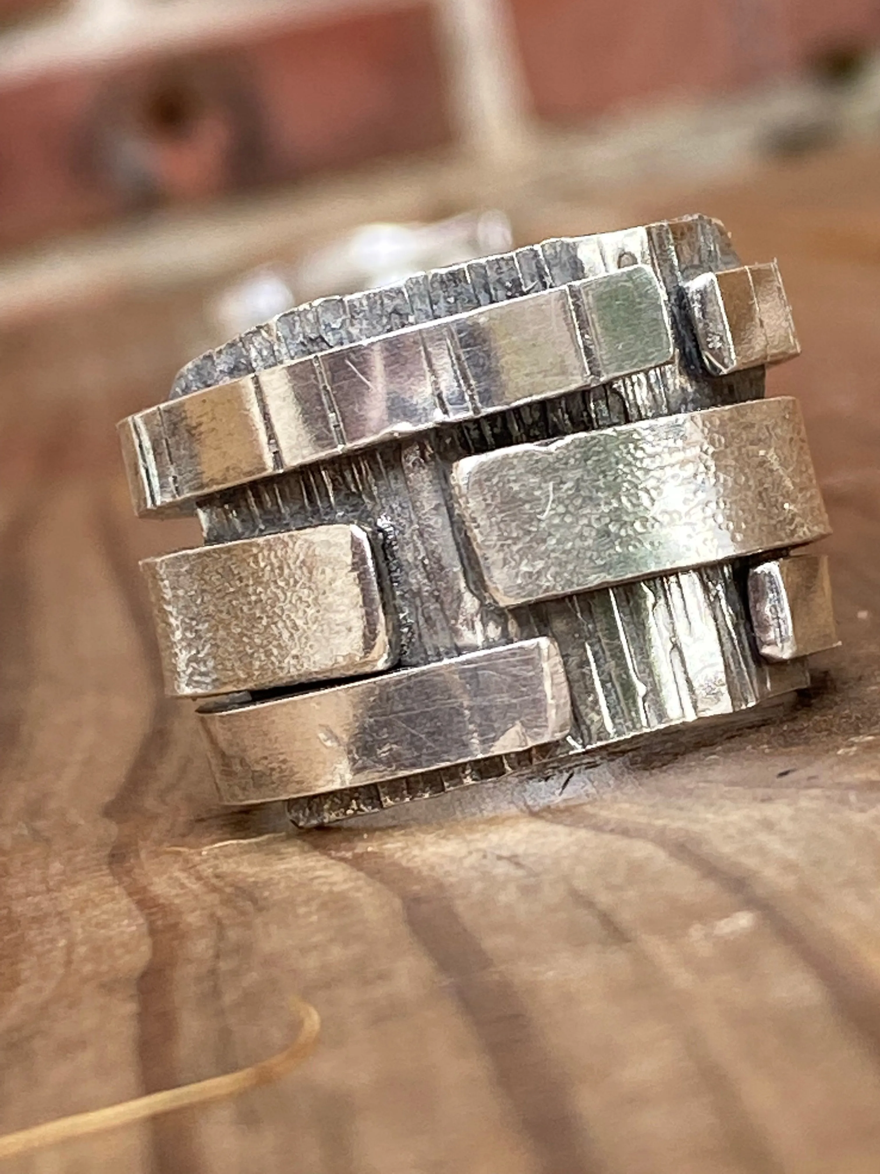 Textured Love Ring 11