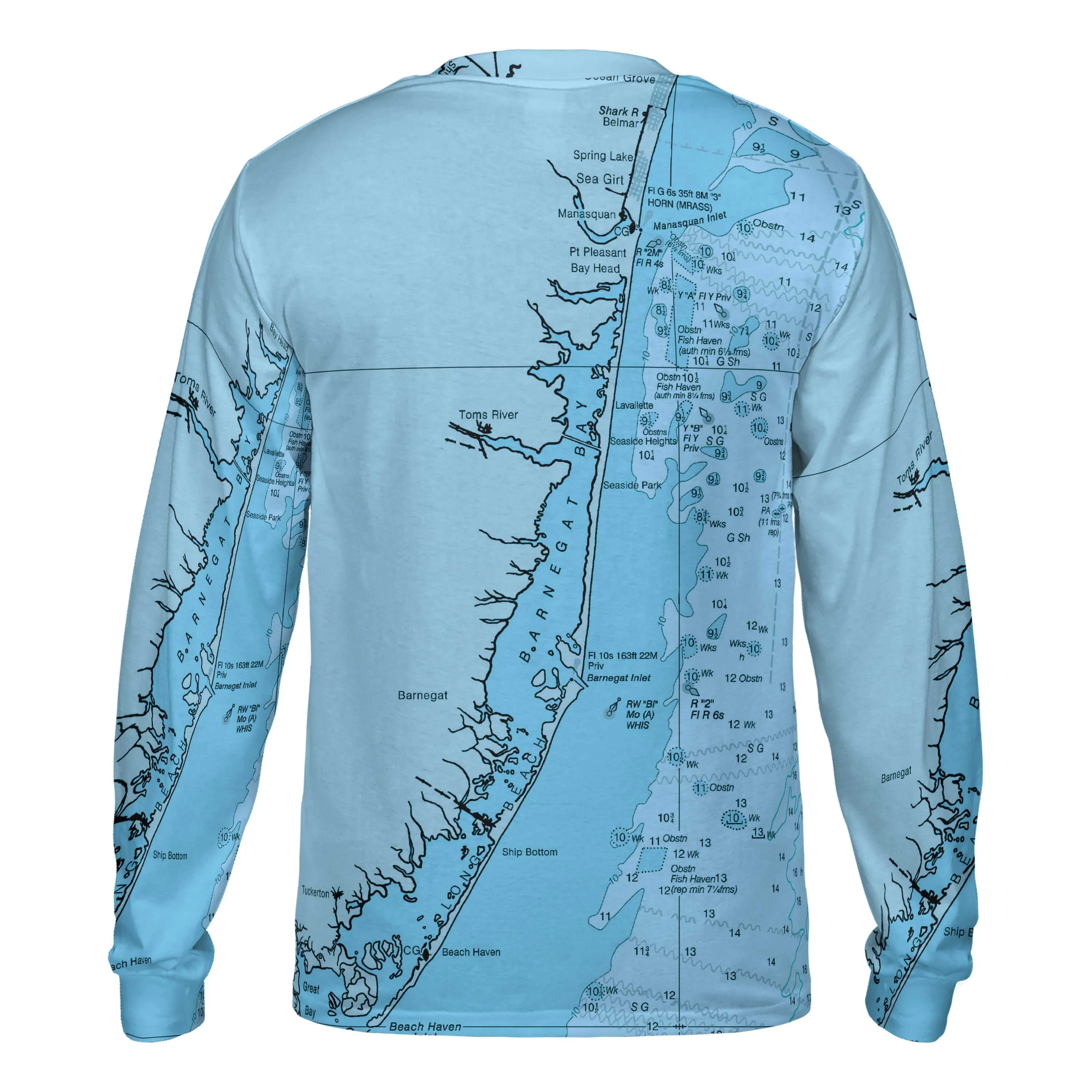 The Barnegat Bay Blues Long Sleeve Tee