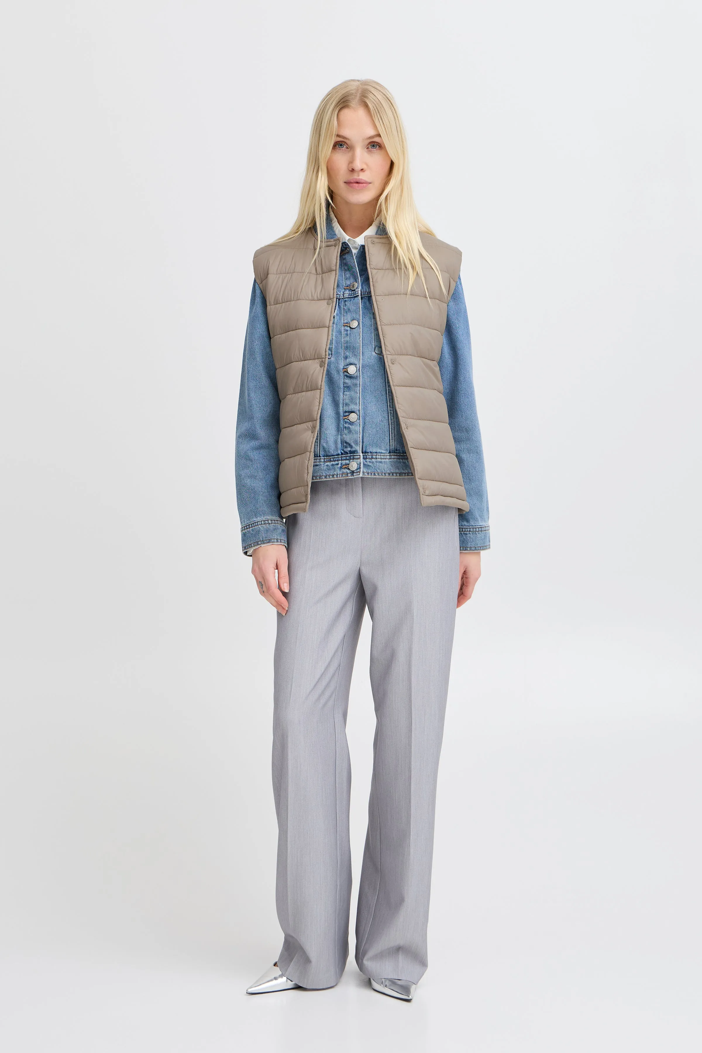 The Berta Waistcoat | Beige