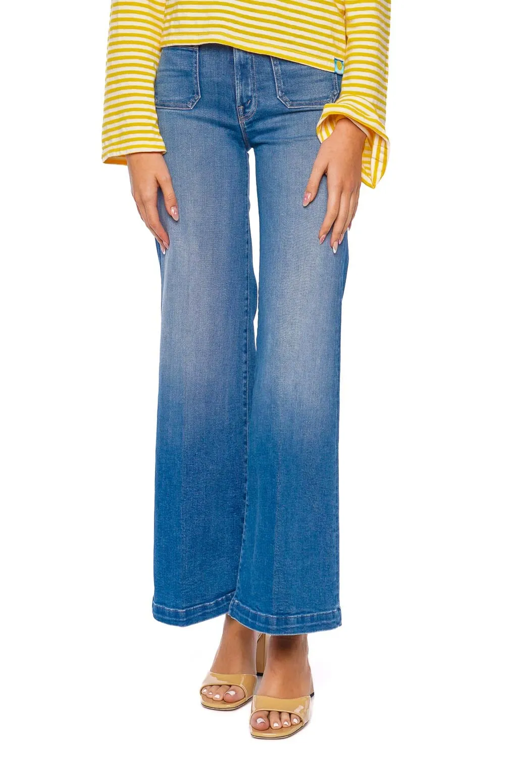 The Hustler Roller Patch Pocket Sneak Jean