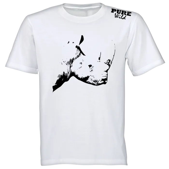 The Rhino Head T-Shirt For A Real Man