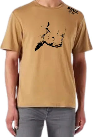 The Rhino Head T-Shirt For A Real Man