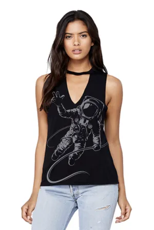 THE UNIVERSE HAS MY BACK V-NECK TANK