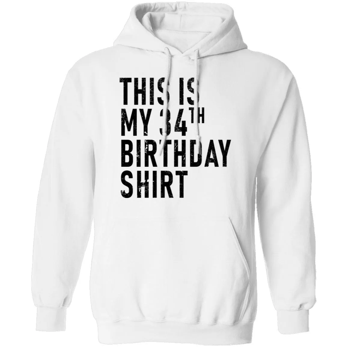 This Is My 34th Birthday Shirt T-Shirt