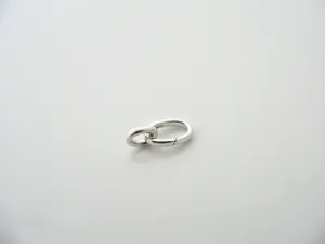 Tiffany & Co Bracelet Necklace Oval Extender Clasp Link Versatile Gift 0.75 Inch