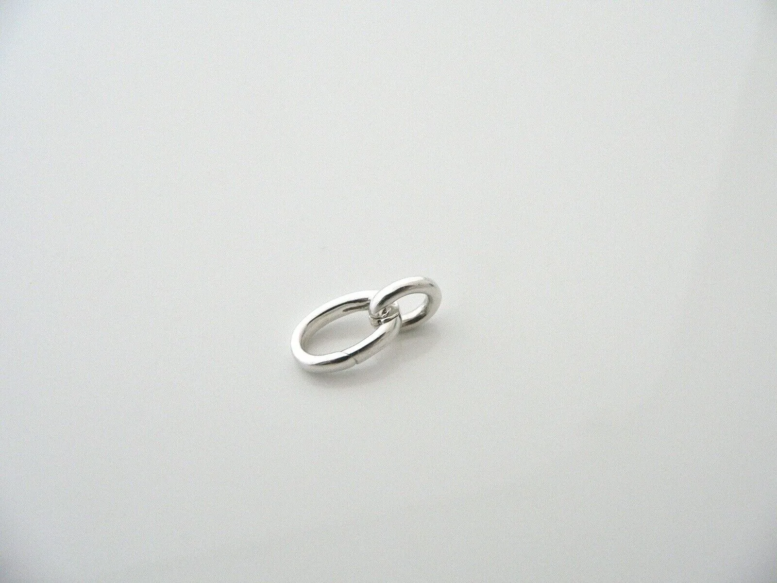 Tiffany & Co Bracelet Necklace Oval Extender Clasp Link Versatile Gift 0.75 Inch