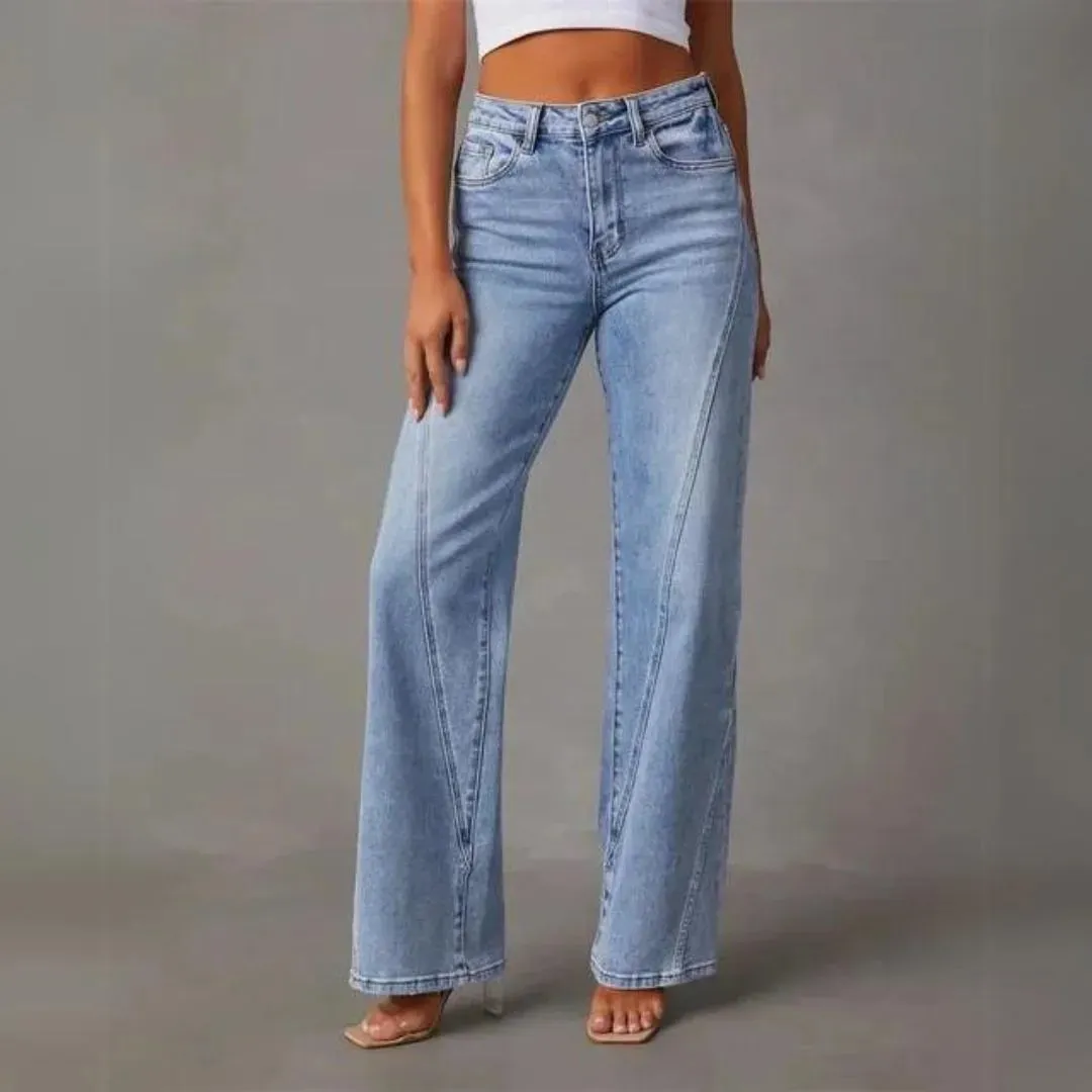 Timeless Blue Straight-Fit Jeans