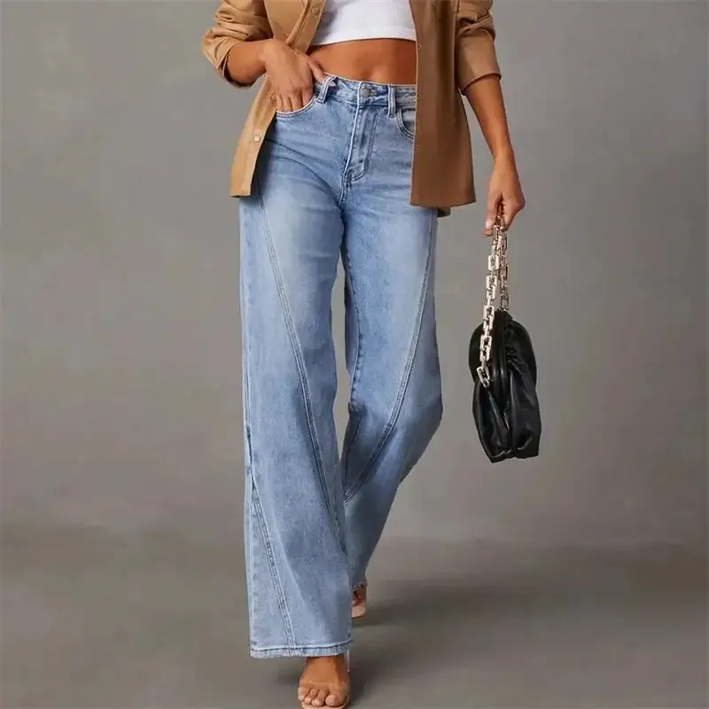 Timeless Blue Straight-Fit Jeans