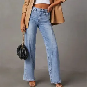 Timeless Blue Straight-Fit Jeans