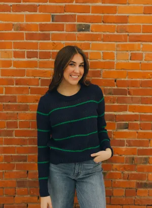 Tribal Long Sleeve Crew Neck Sweater