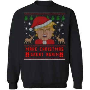 Trump Make Christmas Great Again Ugly Sweater