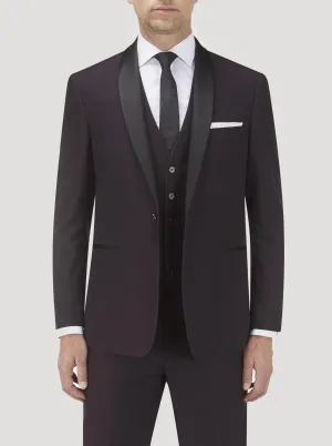 Tuxedo No. Dinner Suit Wine Jacket Tailored Fit