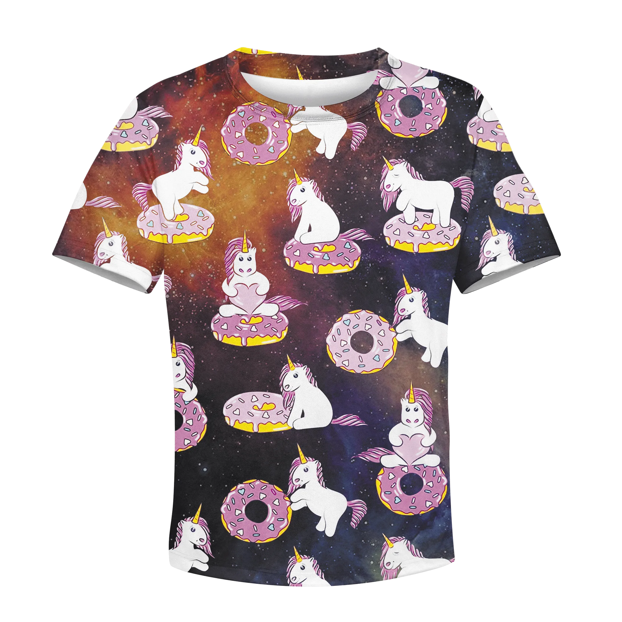 Unicorn And Sweet Donut Custom Cosplay Kid Hoodie