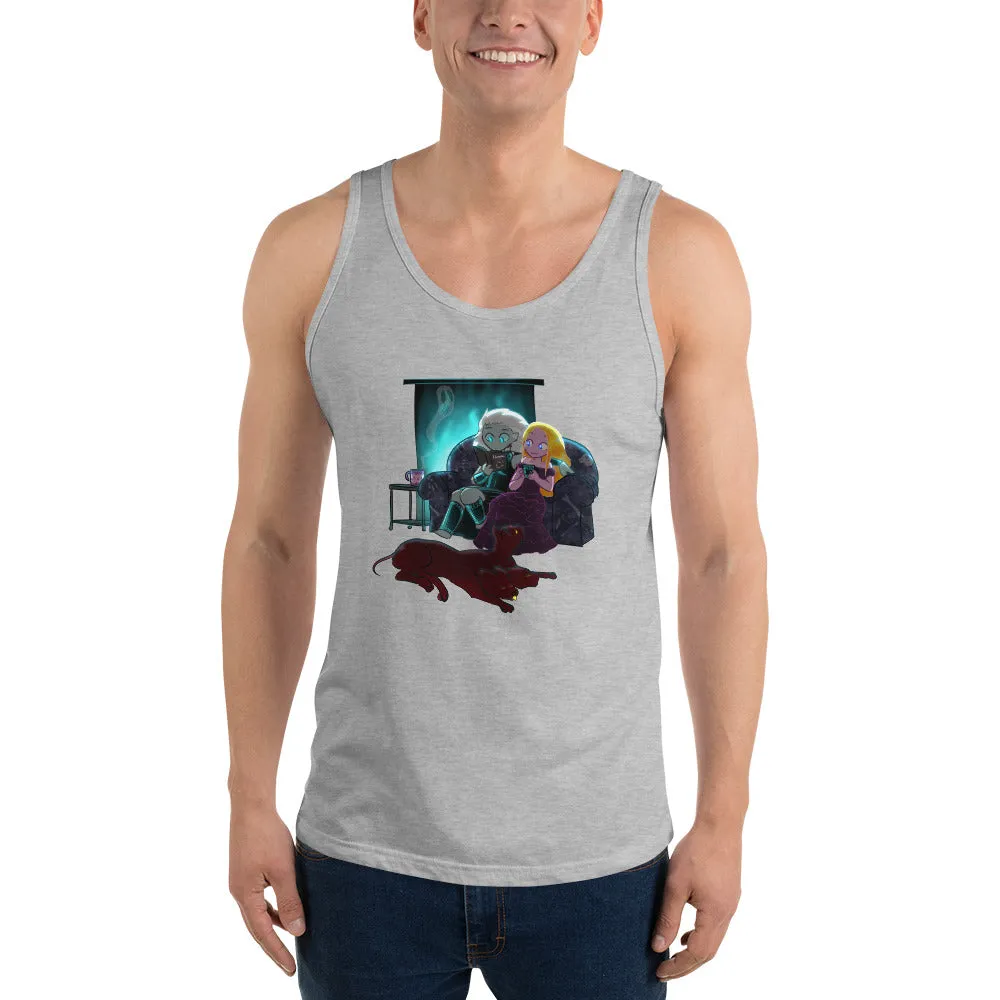 Unisex Cozy Winter Night Tank top
