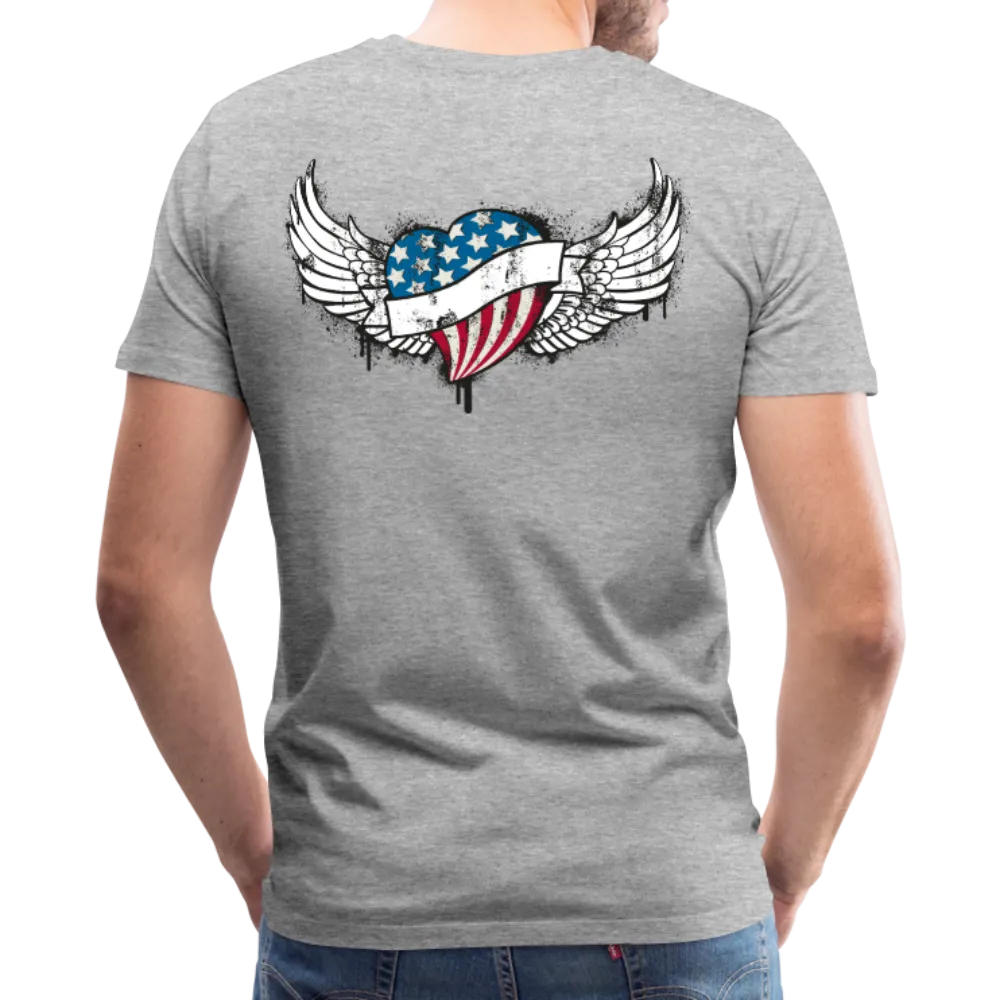 US Flag Wings Premium Shirt