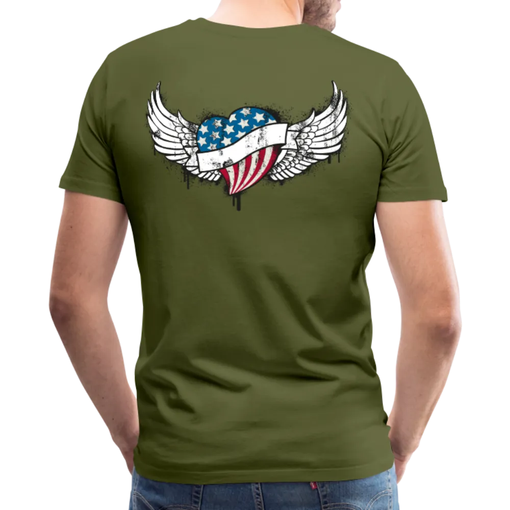 US Flag Wings Premium Shirt
