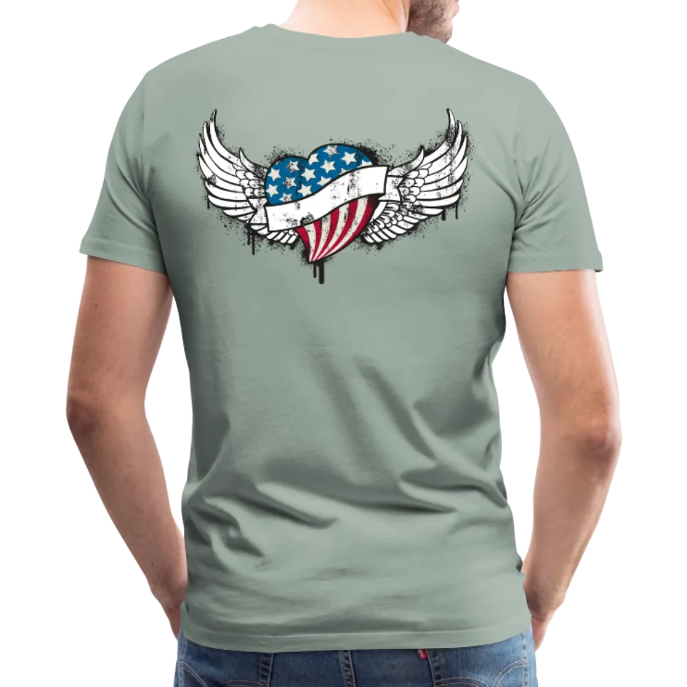 US Flag Wings Premium Shirt