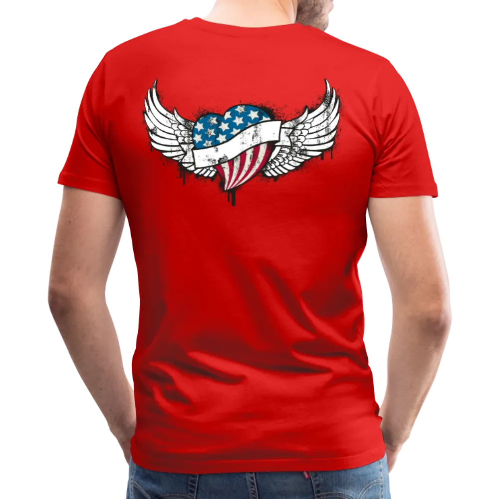 US Flag Wings Premium Shirt