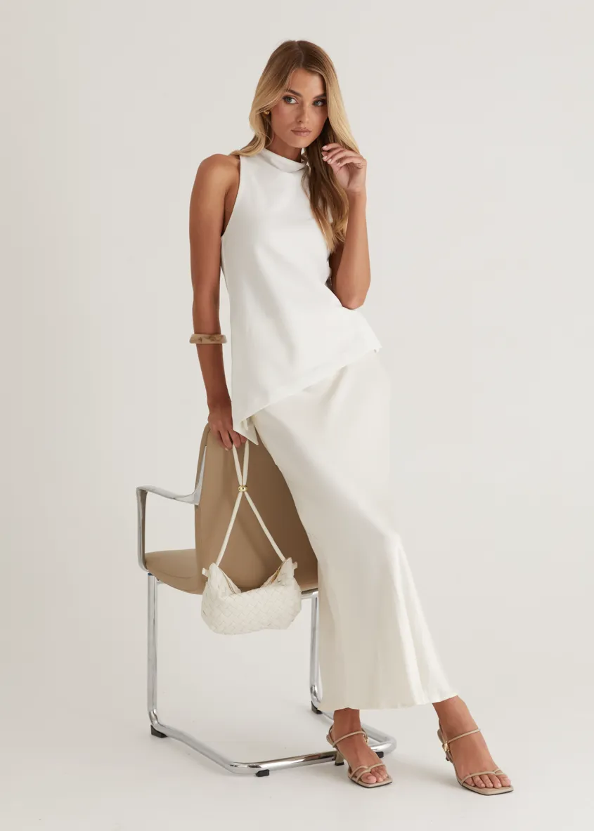 Vera Maxi Skirt - Cream