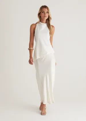 Vera Maxi Skirt - Cream