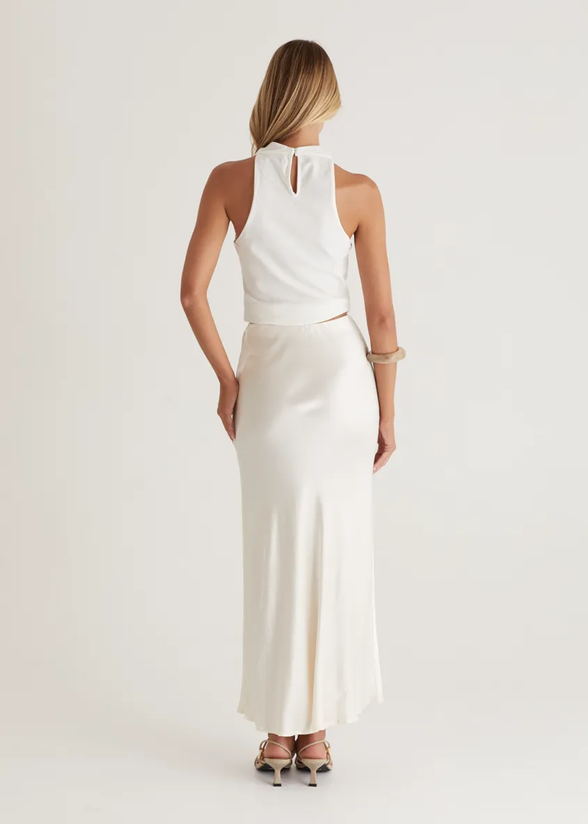 Vera Maxi Skirt - Cream