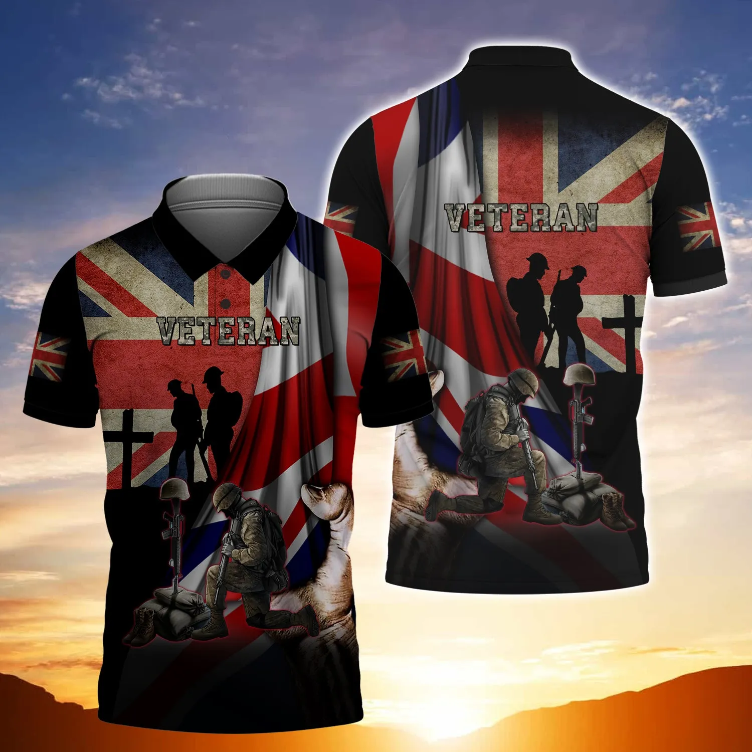 Veteran Uk 531 - 3D Full Print Shirts