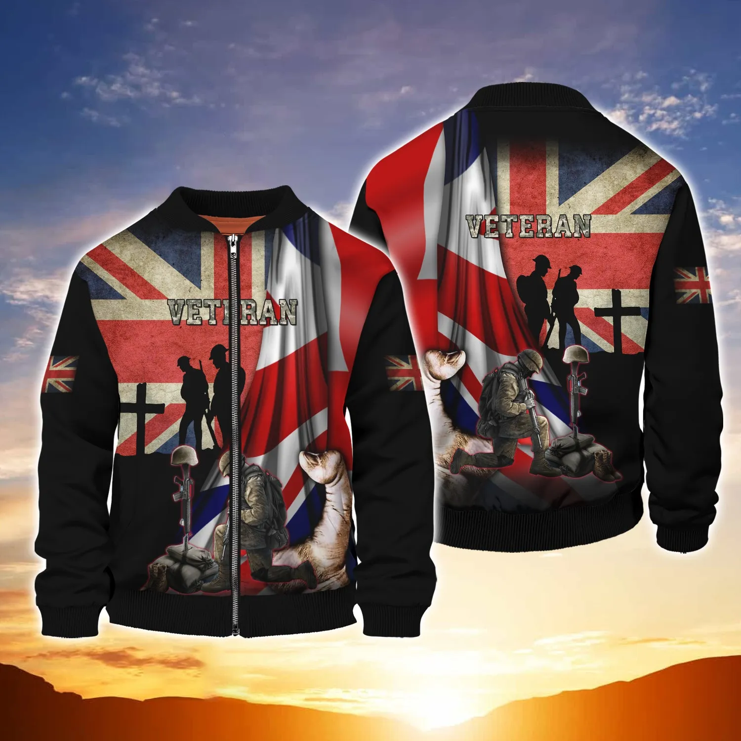 Veteran Uk 531 - 3D Full Print Shirts