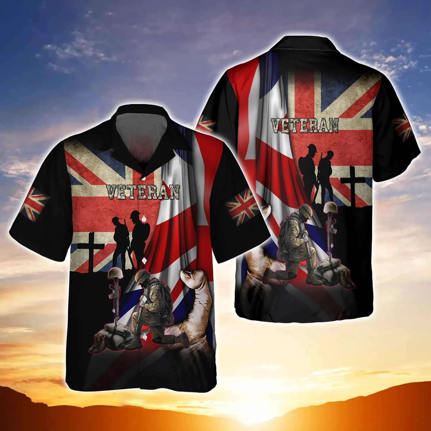 Veteran Uk 531 - 3D Full Print Shirts