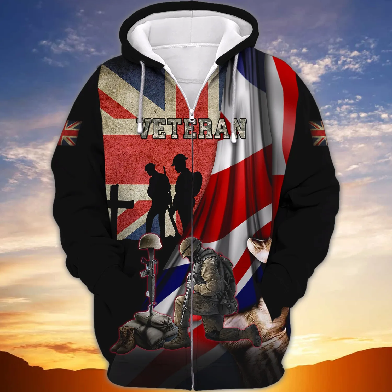 Veteran Uk 531 - 3D Full Print Shirts
