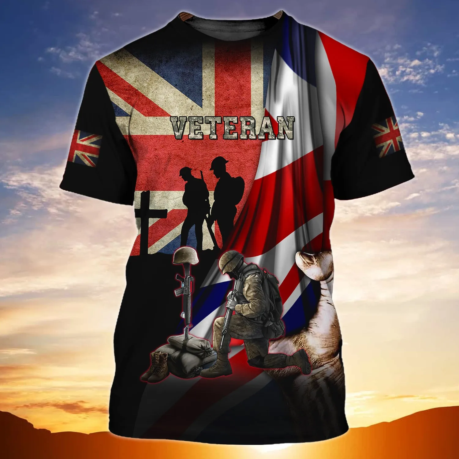 Veteran Uk 531 - 3D Full Print Shirts