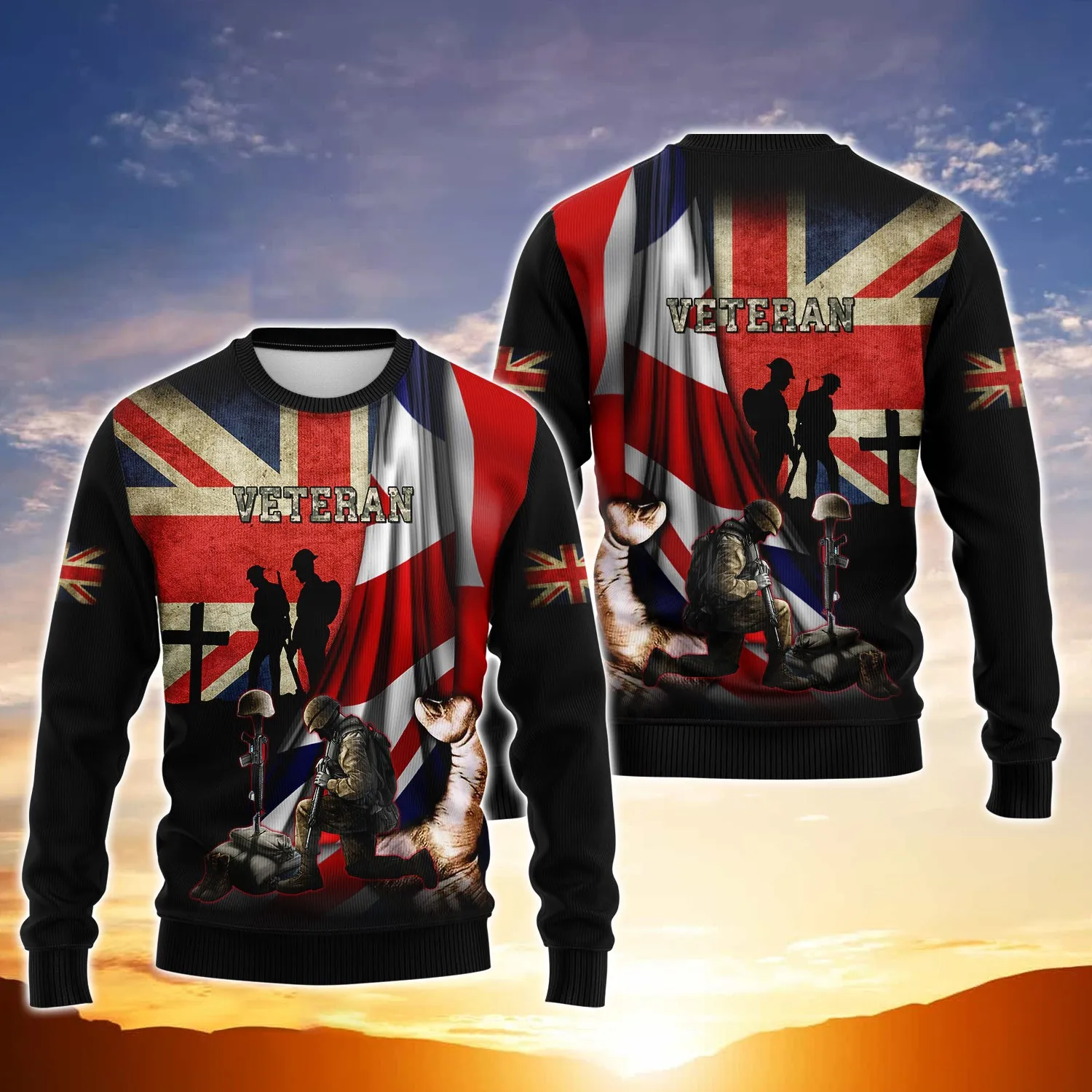 Veteran Uk 531 - 3D Full Print Shirts