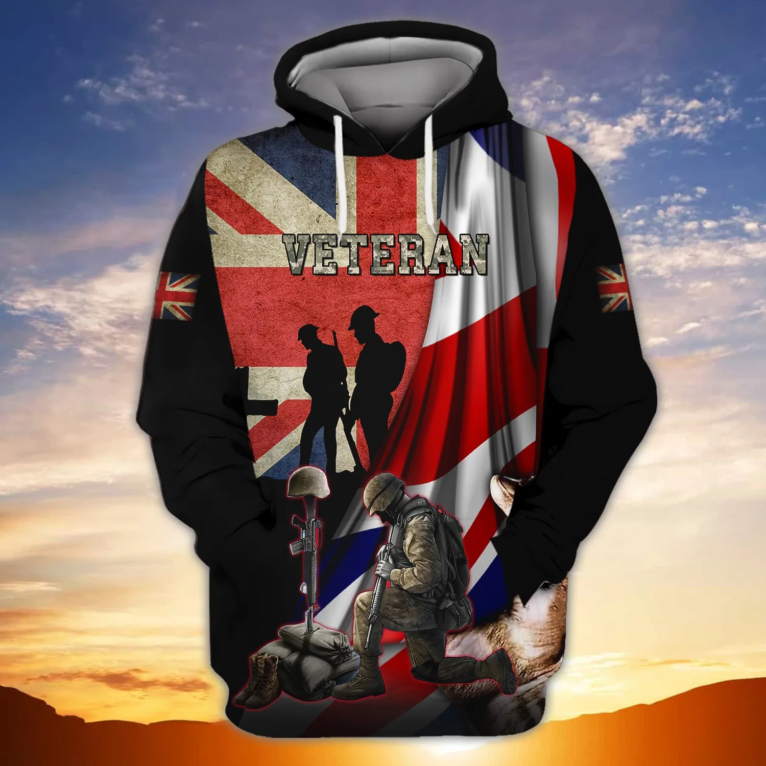 Veteran Uk 531 - 3D Full Print Shirts