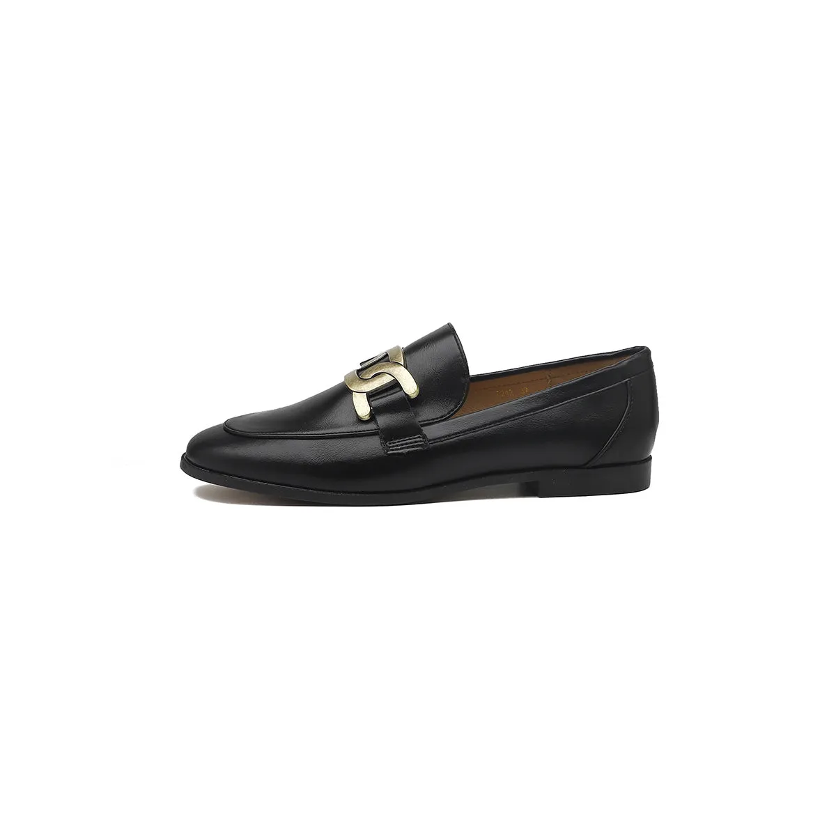 VINTAGE BRITISH-STYLE SQUARE HEEL LOAFERS 7212