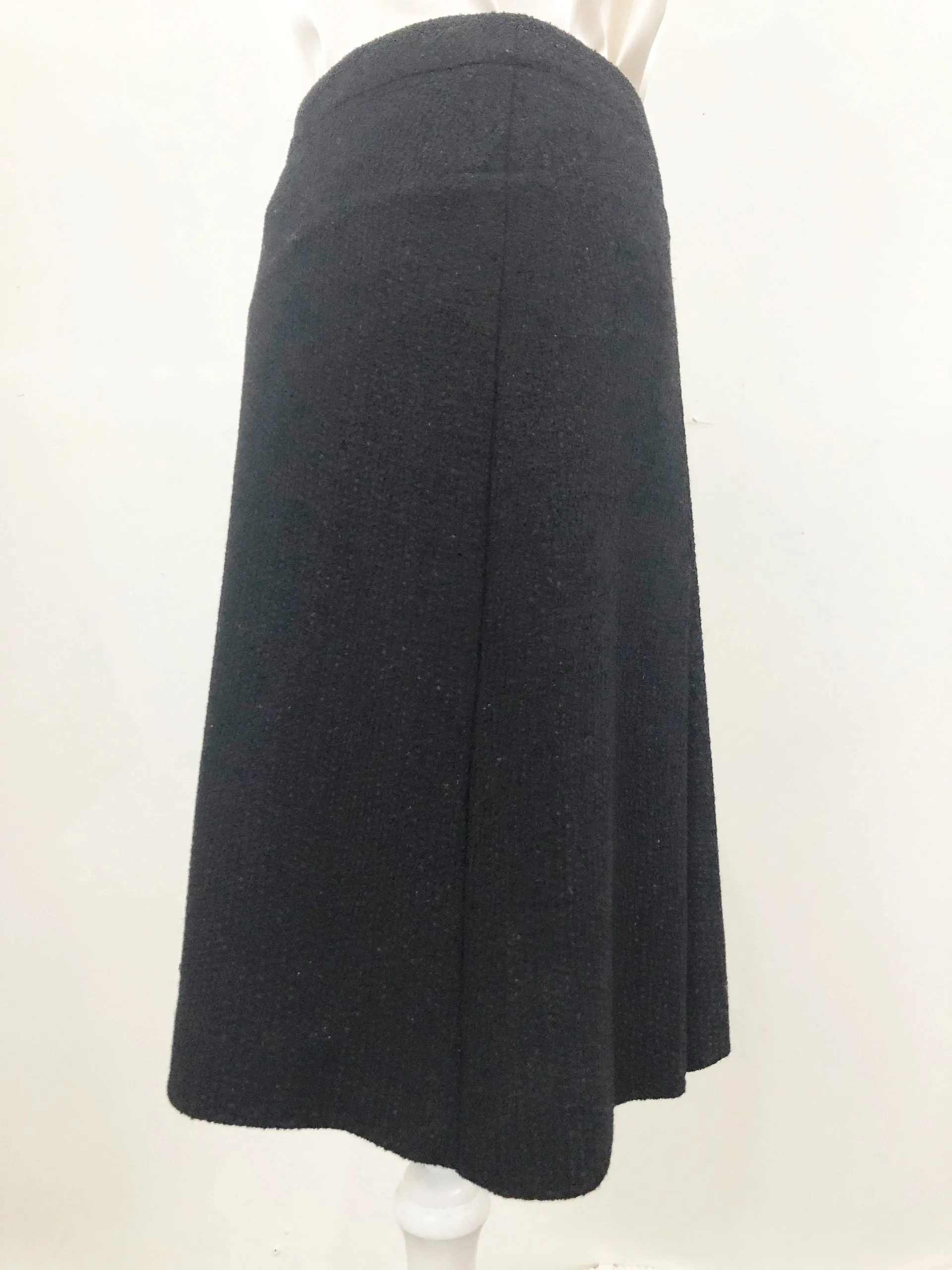 Vintage Chanel Front Pleat Skirt Size S