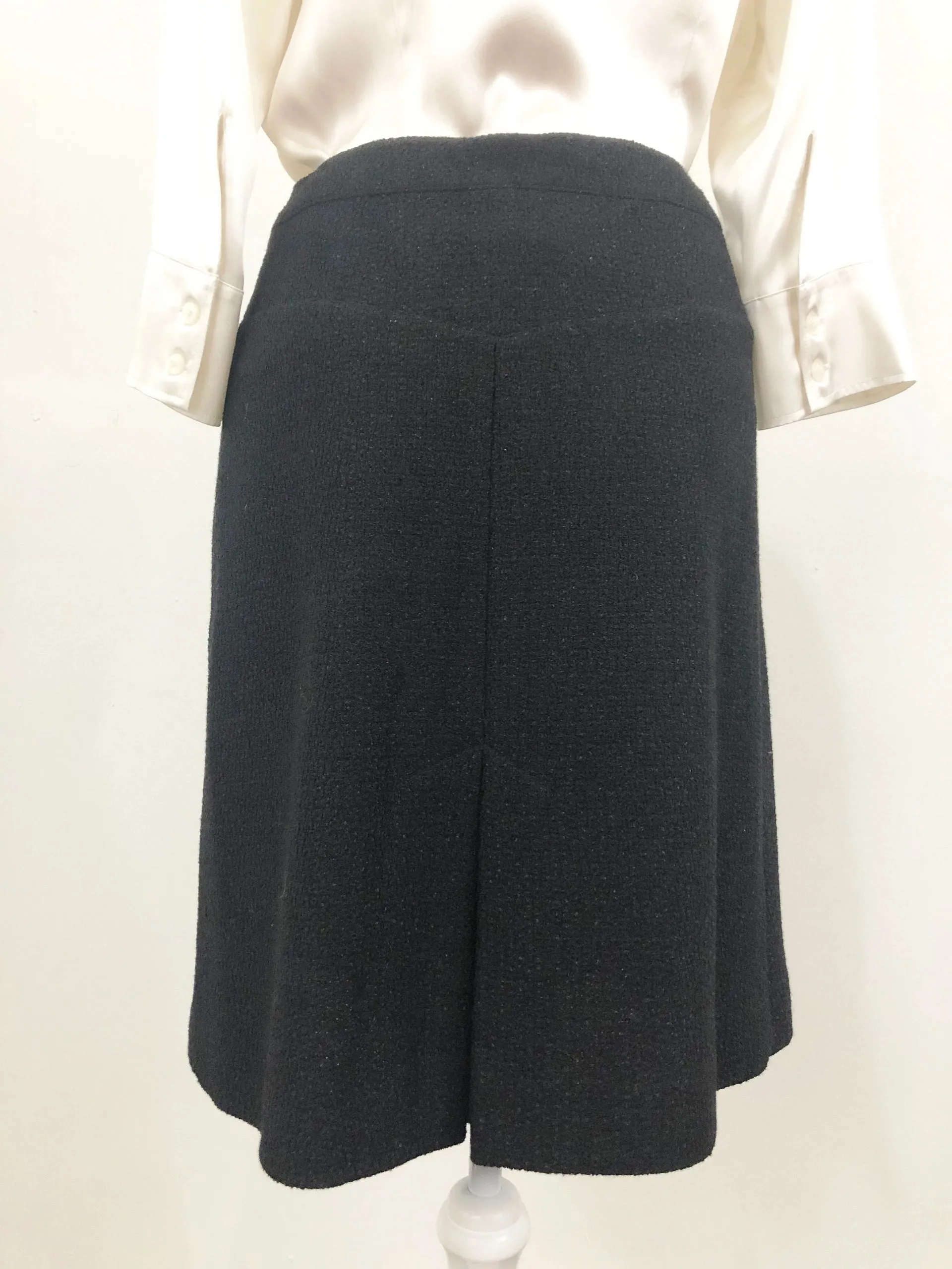 Vintage Chanel Front Pleat Skirt Size S