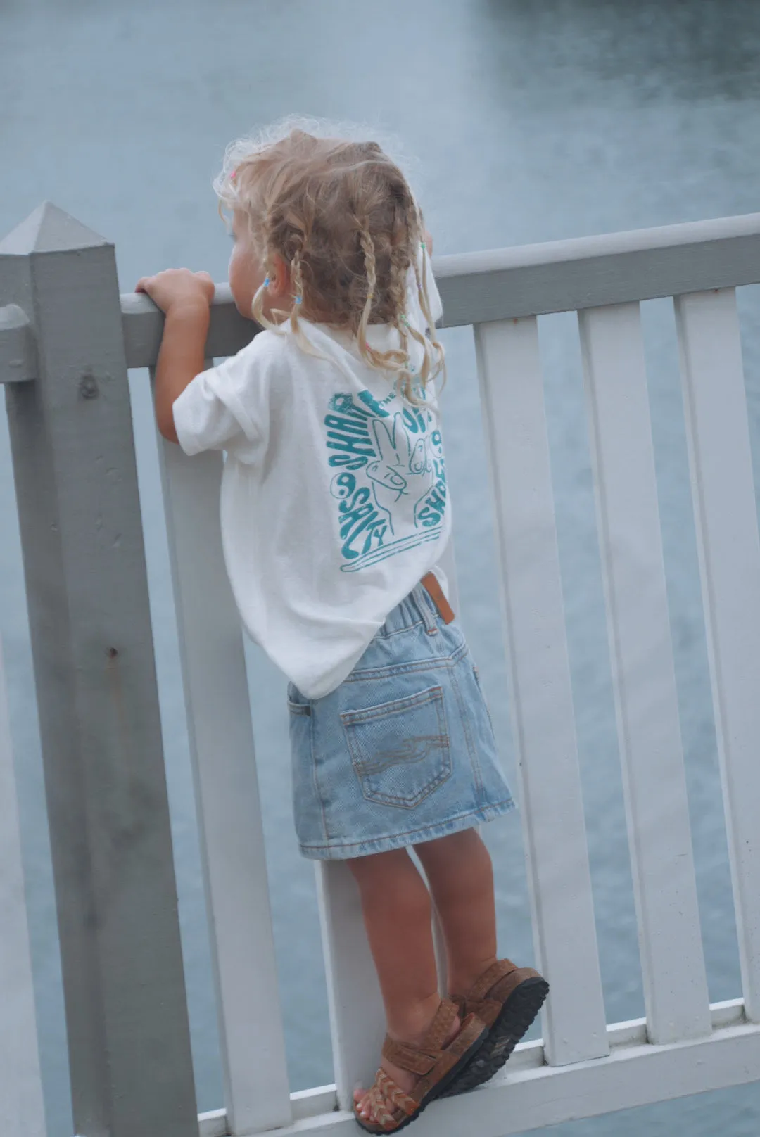 Vintage denim skater skirt - Girls
