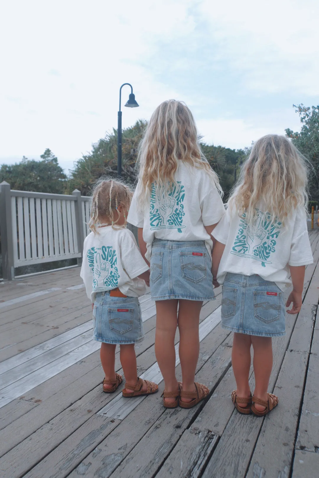 Vintage denim skater skirt - Girls