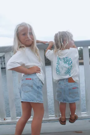 Vintage denim skater skirt - Girls
