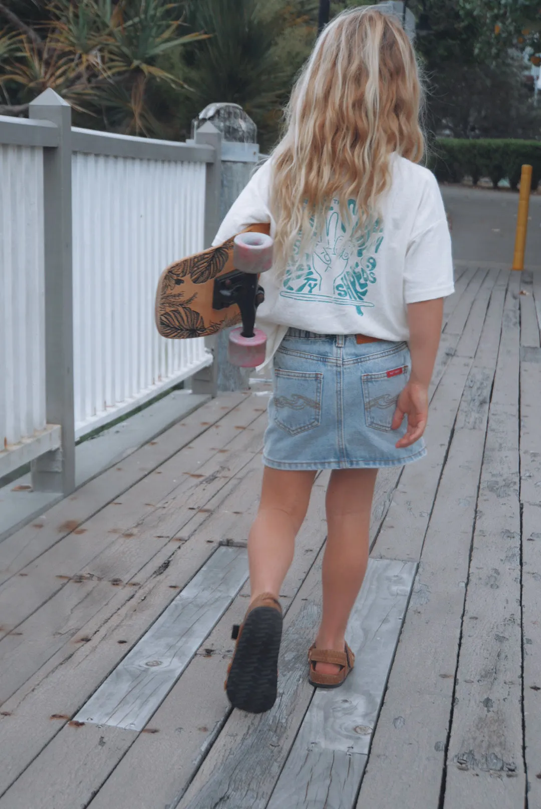 Vintage denim skater skirt - Girls