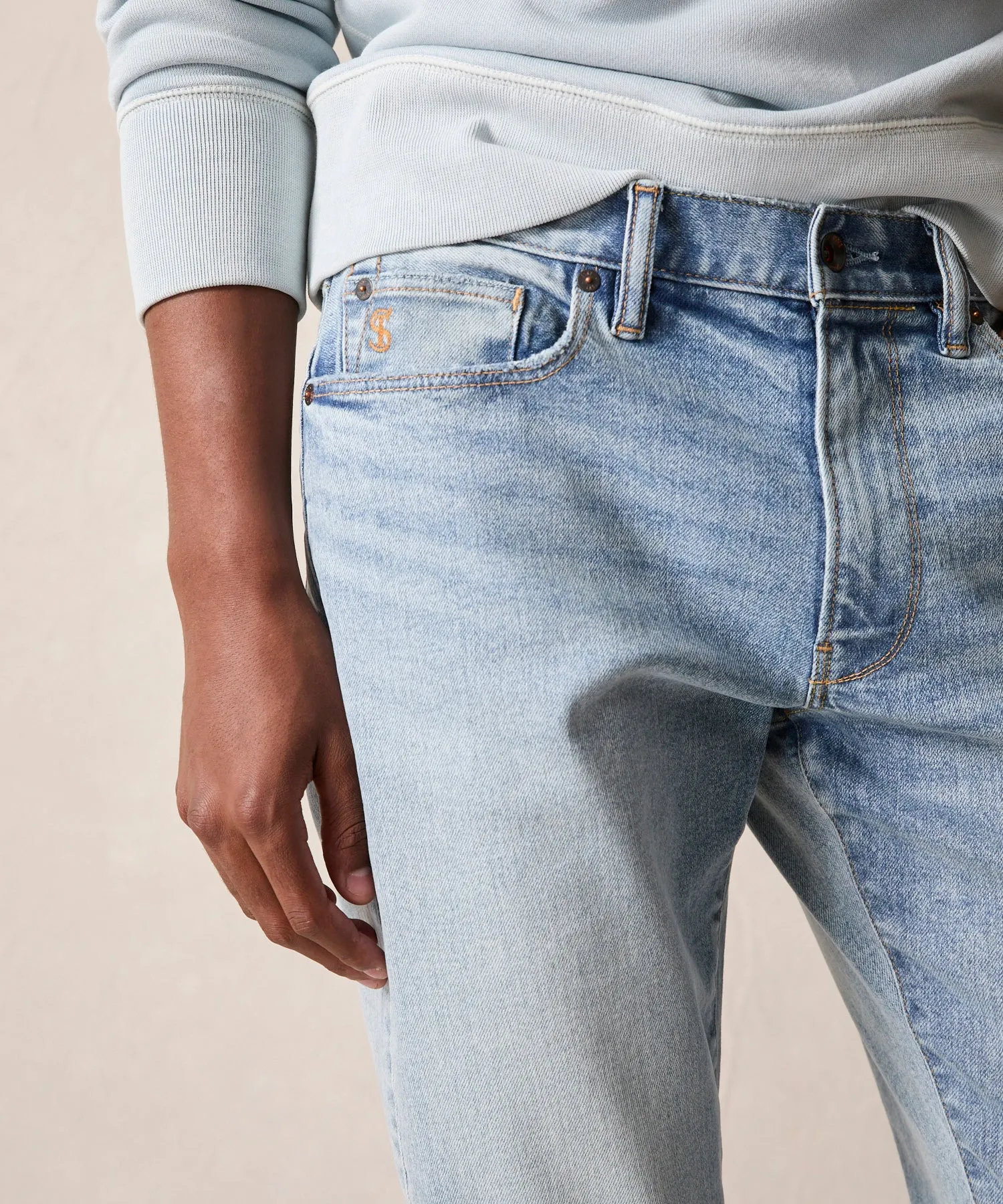 Vintage Straight Fit Stretch Jean