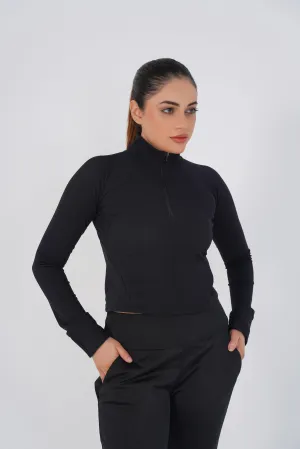 Vital Cropped Jacket Half zipper